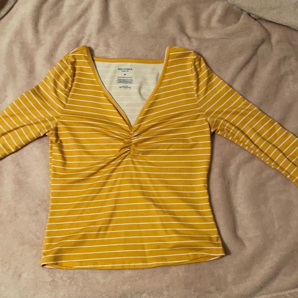 Striped Yellow Long Sleeve